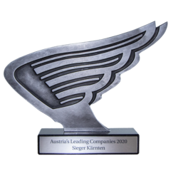 Flügel als Siegertrophäe des ALC